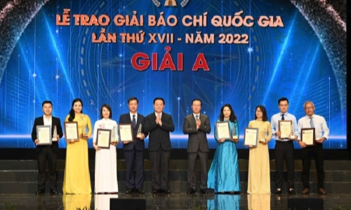 123 tác phẩm được vinh danh tại Lễ trao Giải Báo chí quốc gia lần thứ XVII - năm 2022